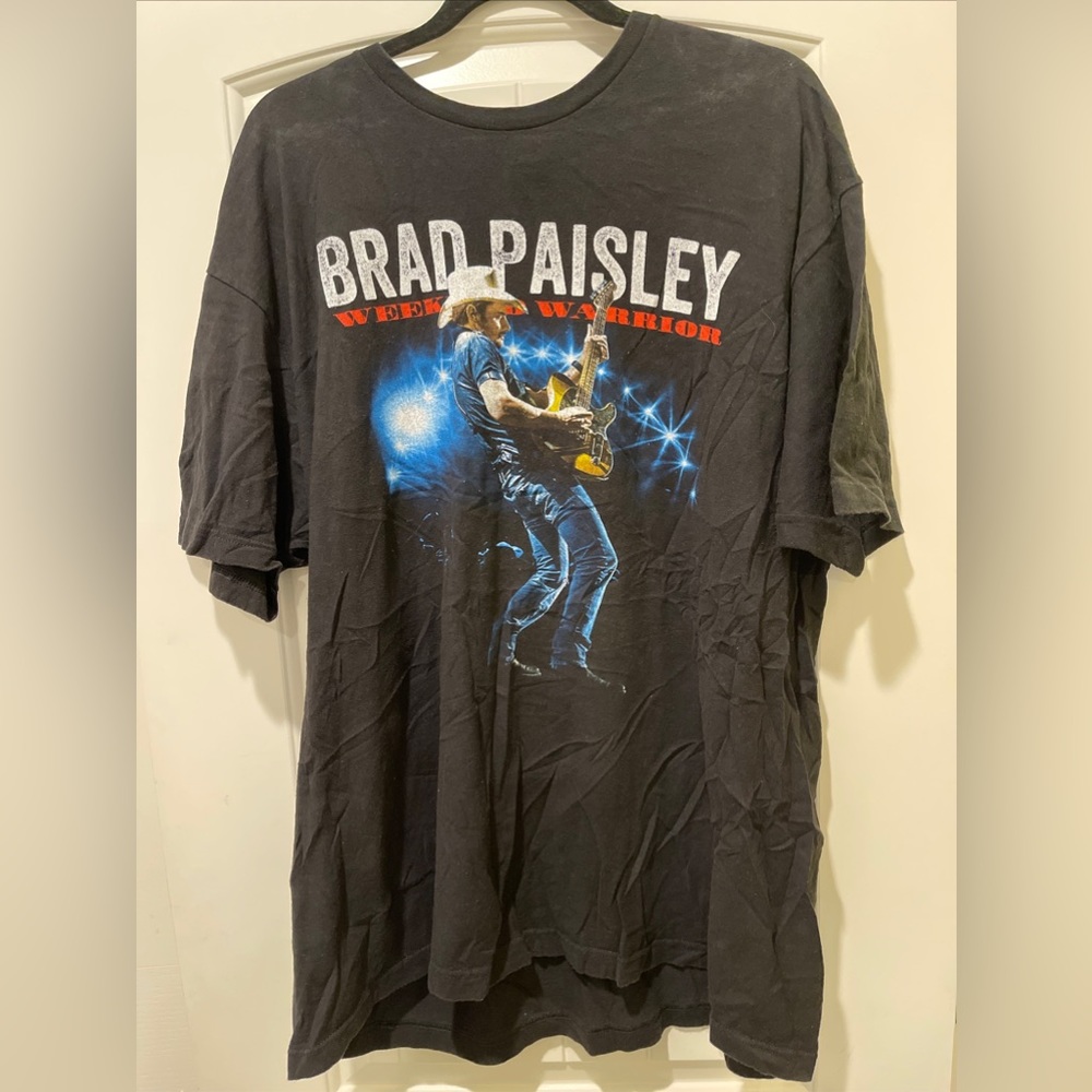 Brad Paisley Weekend Warrior 2XL Concert T Shirt Black